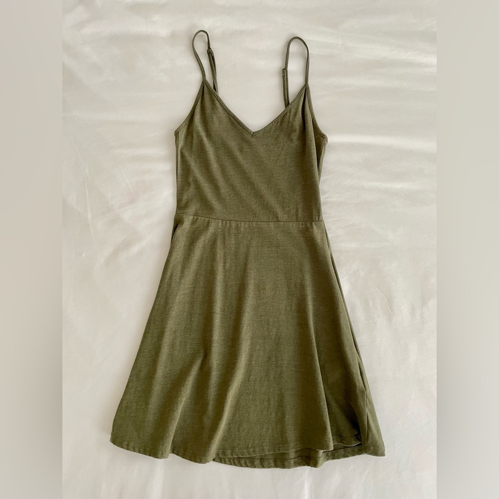 Olive Green Sundress